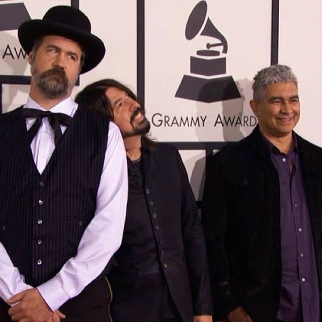 Foo Fighters hit the red carpet at the Grammys.
Source: Instagram user foofighters