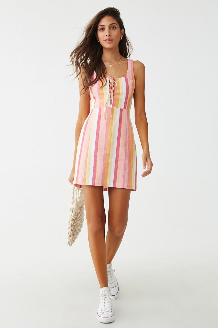 striped mini dress forever 21