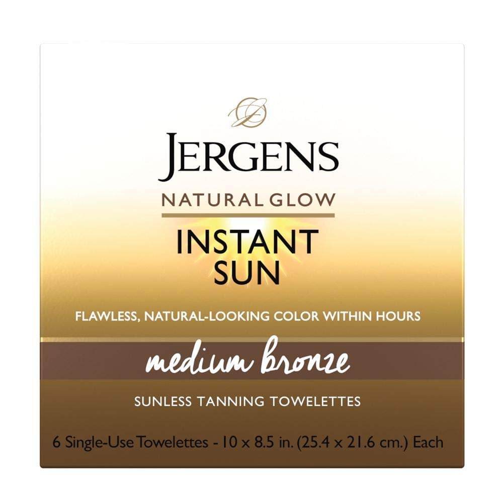 Jergens Natural Glow Instant Sun Towelettes