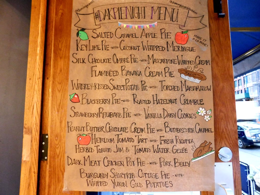 Dominique Ansel Pie Night 2016