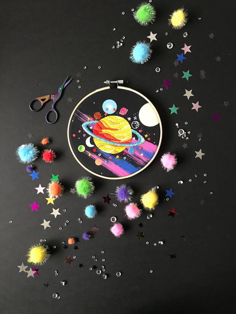 Hot Planet Embroidery Kit