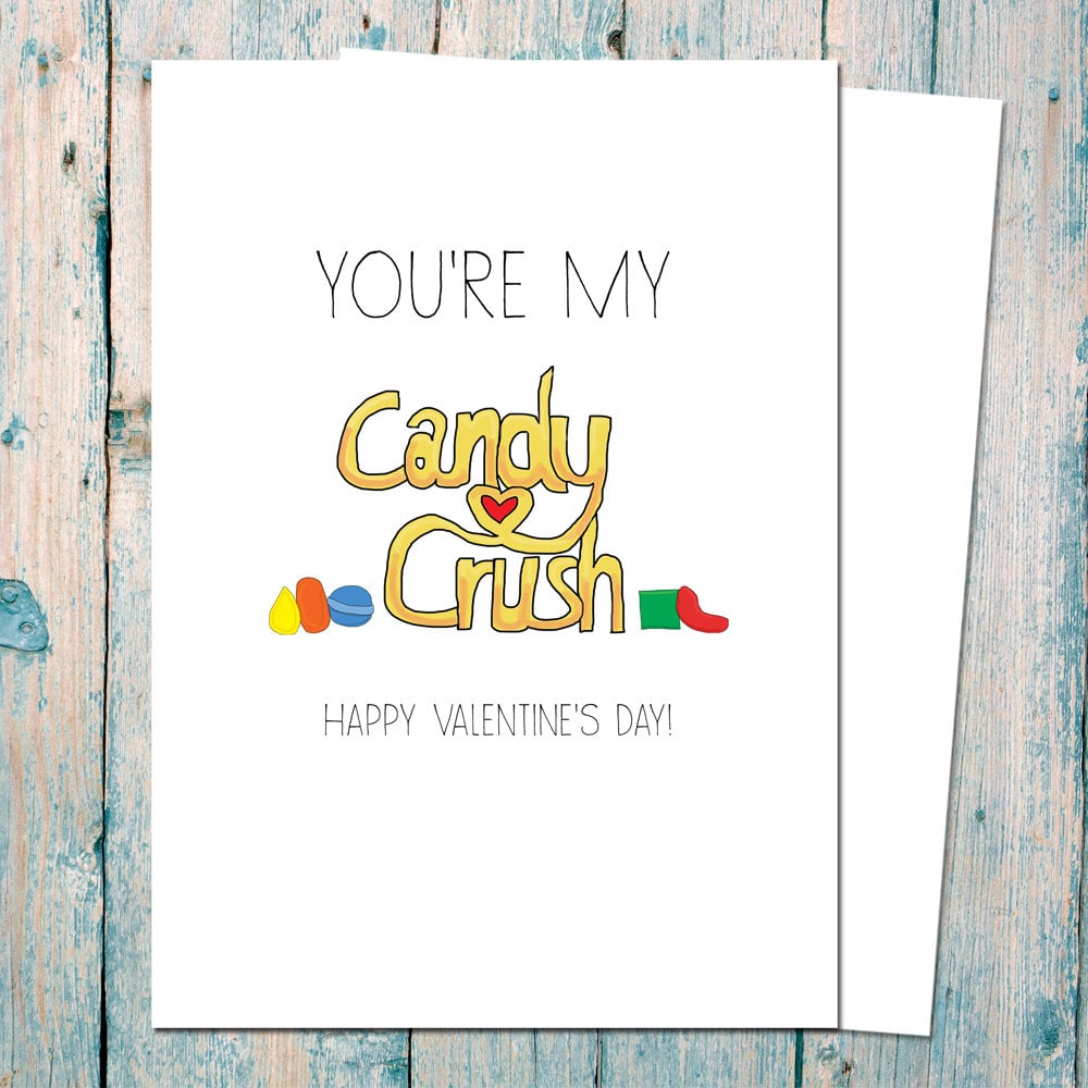 For your valentine, crushing candy ($4) means a lot.