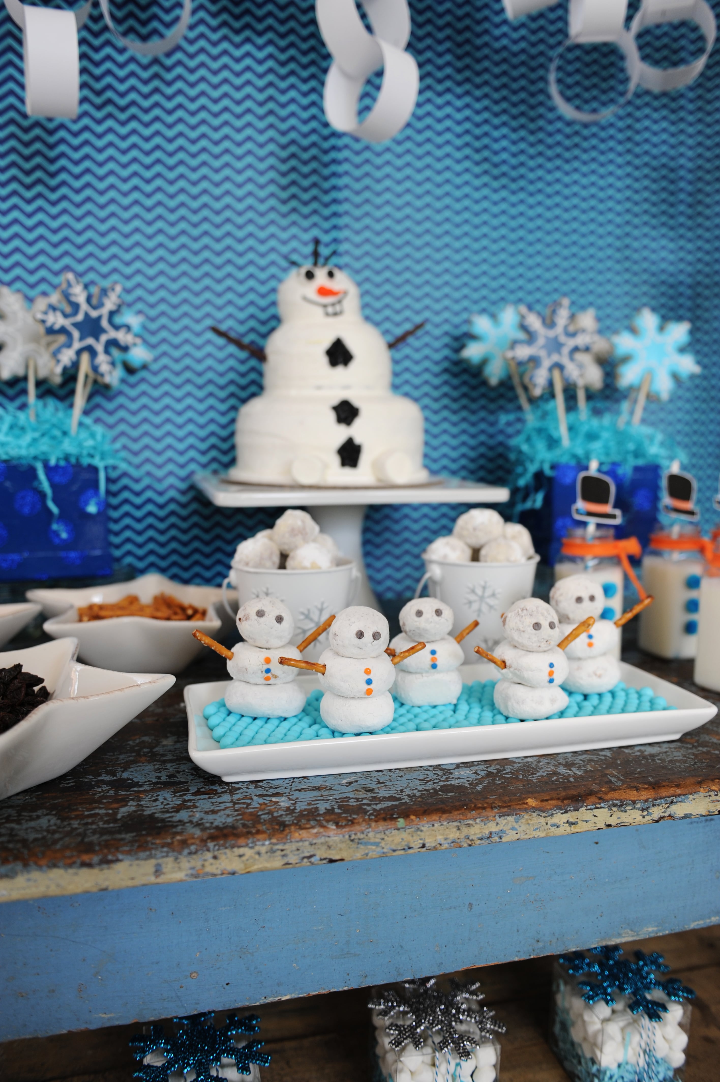 Snowman Theme Party.