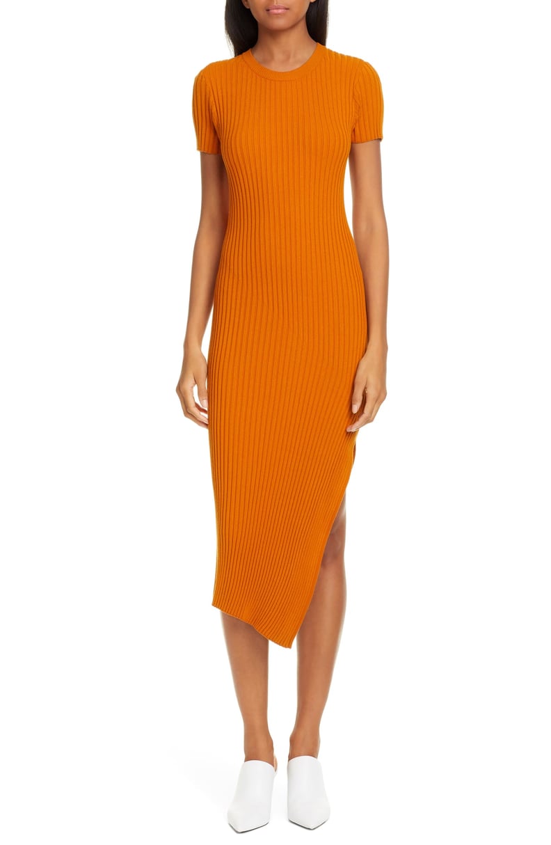 Emily Ratajkowski Orange Dress | PS Fashion