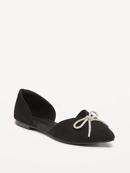 Old Navy Faux-Suede D'Orsay Flats