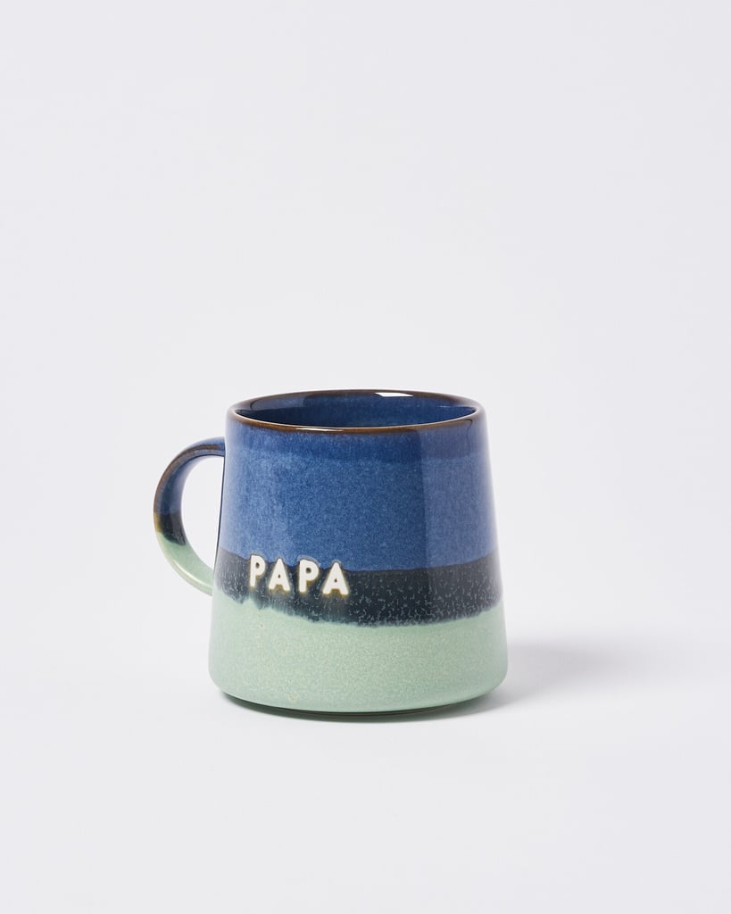 Oliver Bonas Papa Blue Ceramic Mug