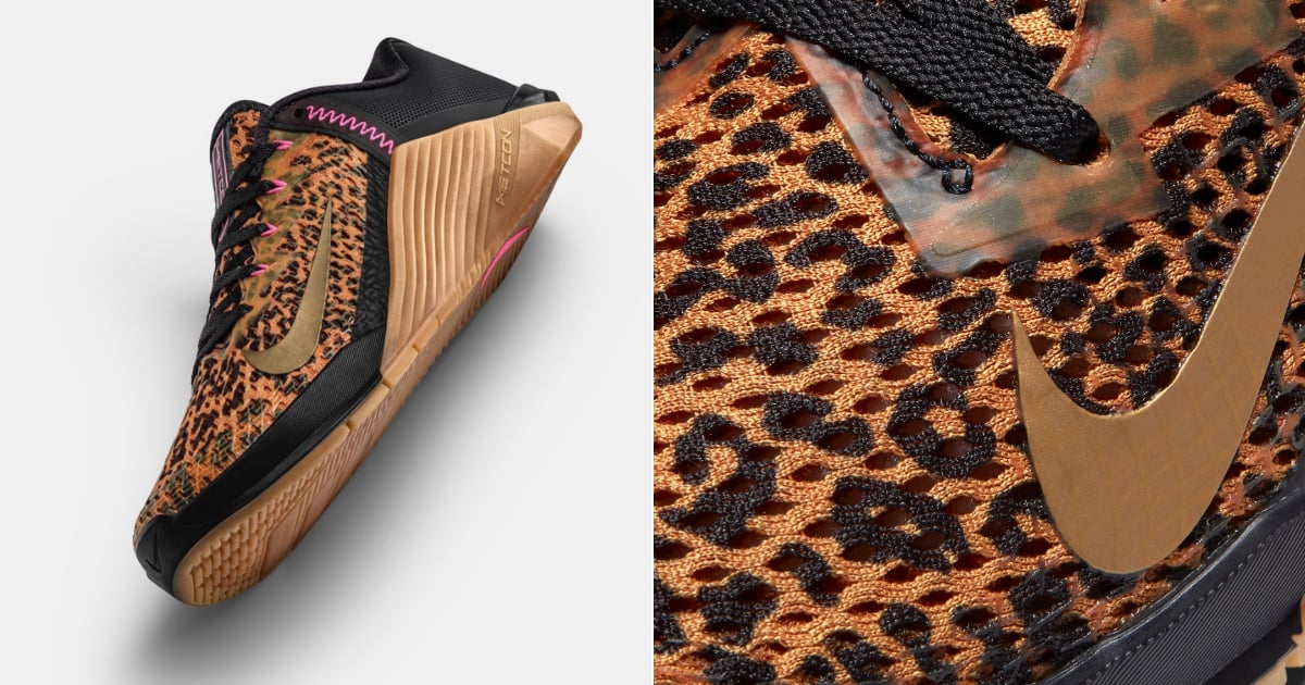 Cheetah Print Nike Metcon 6 Training Shoes POPSUGAR Fitness