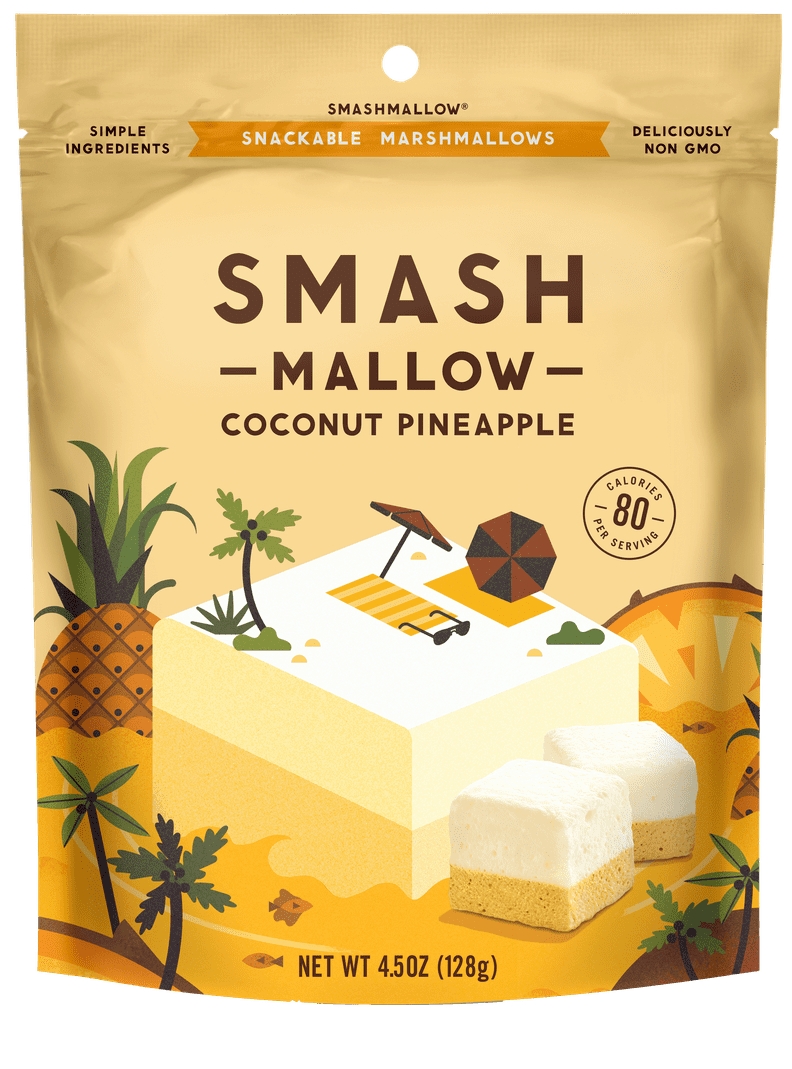 Coconut Pineapple Smashmallows
