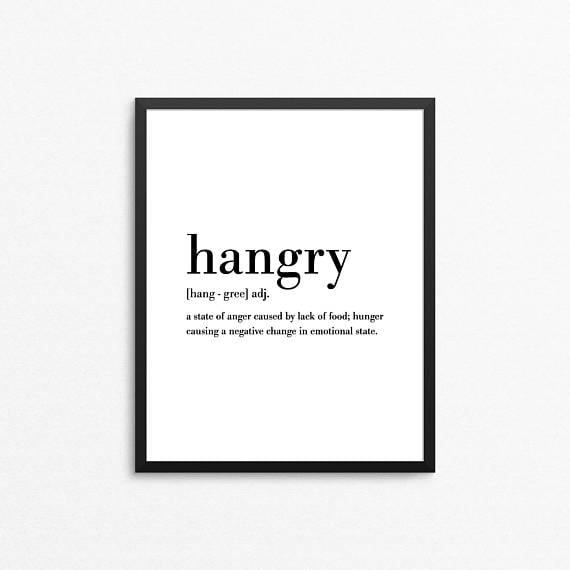 Hangry Print ($6)
