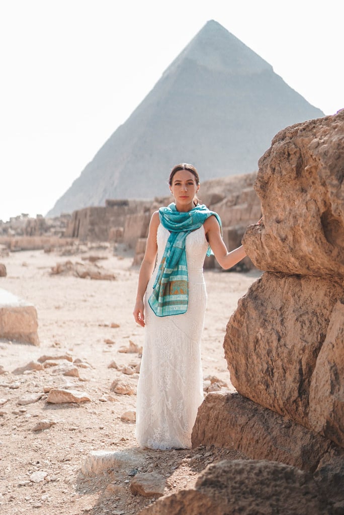 Egypt Bride Wears Wedding Dress In 33 Countries On Honeymoon Popsugar Love And Sex Photo 5
