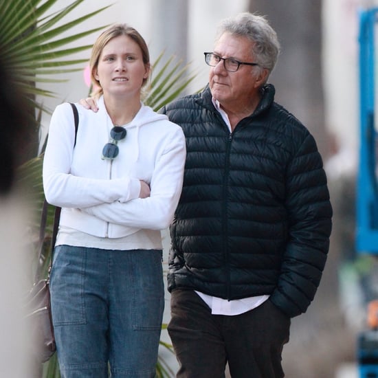 Dustin Hoffman Walking With Daughter December 2015