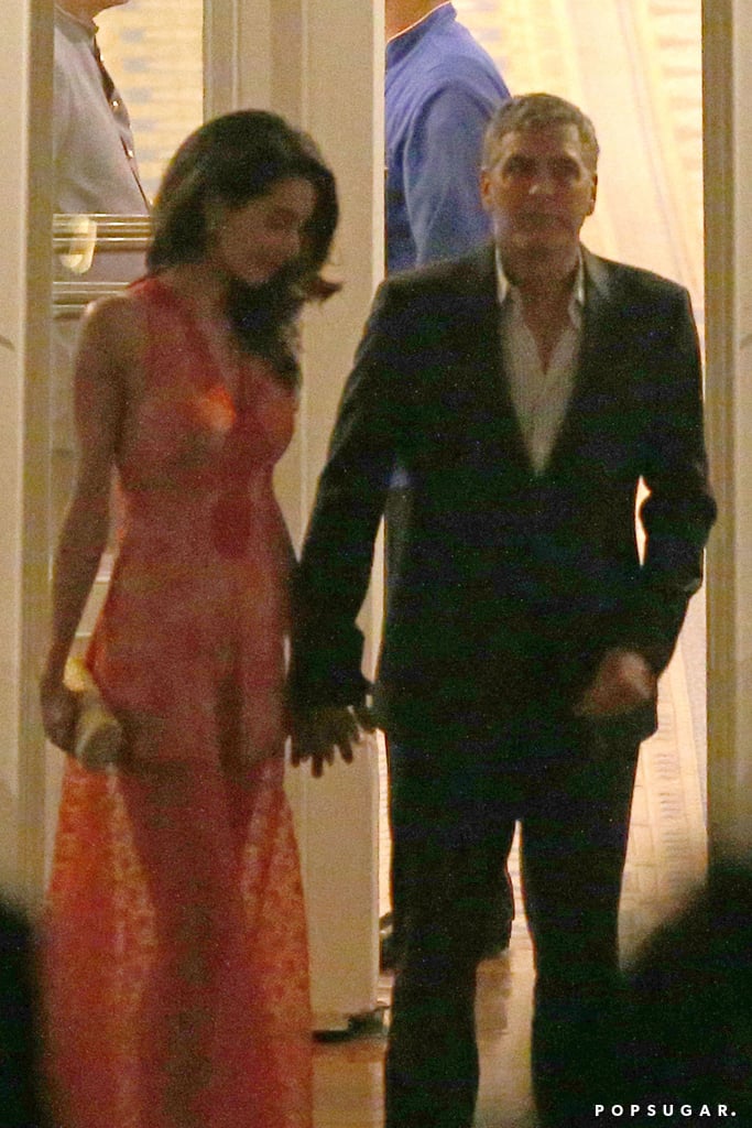 George Clooney and Amal Alamuddin PDA in Italy | Pictures