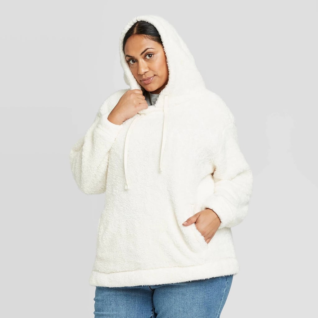 Target Plus Size Hoodie Sherpa Sweatshirt