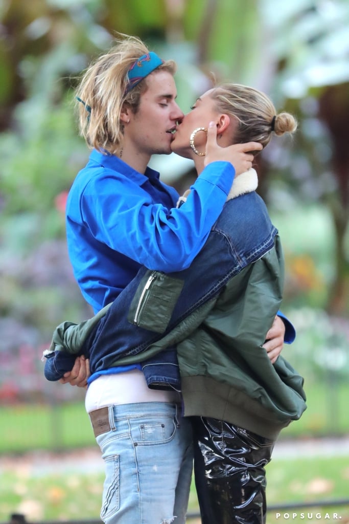 Justin Bieber And Hailey Baldwin Kissing September 2018 Popsugar Celebrity Uk