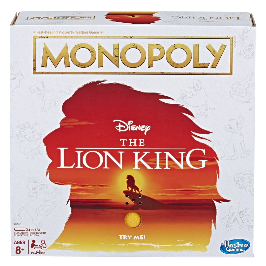 Lion King Monopoly Board — Front View