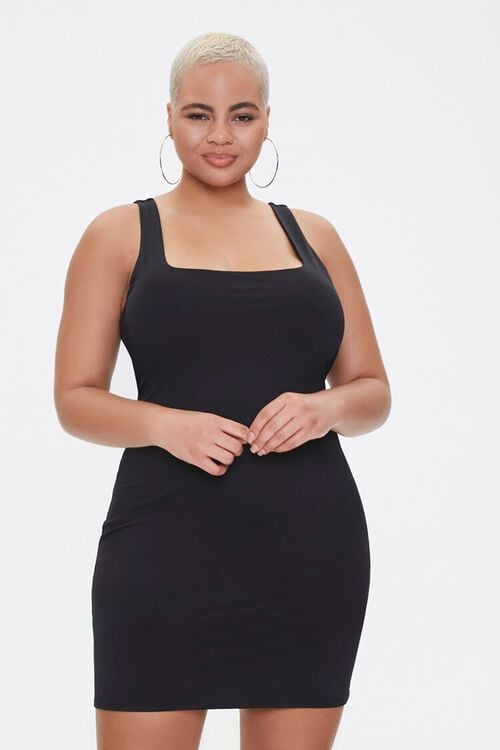 Forever 21 Plus Size Square-Neck Bodycon Dress