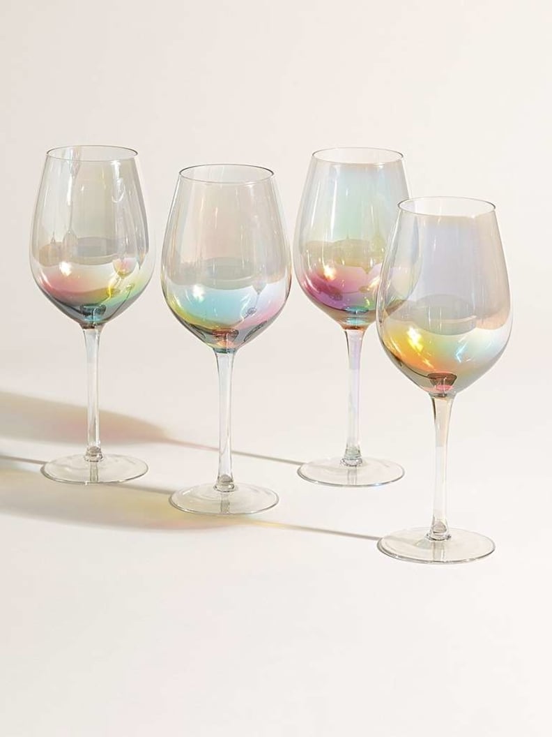 Oliver Bonas Rainbow Wine Glasses