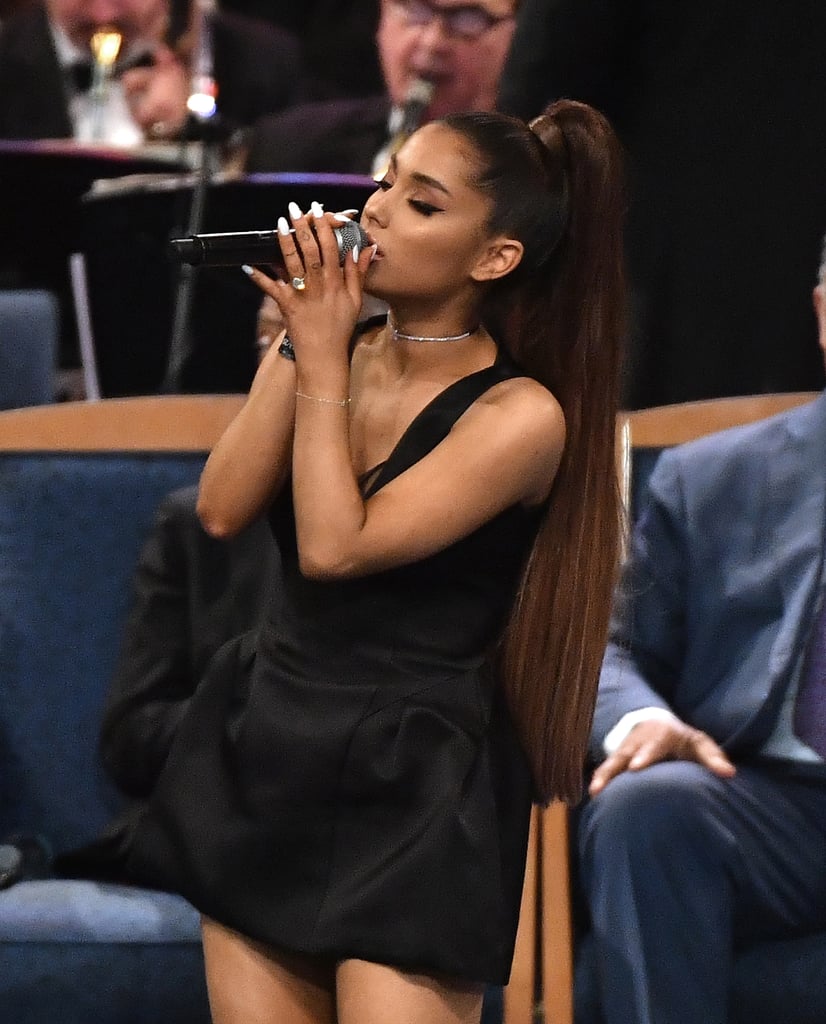 Ariana Grande Performance at Aretha Franklin's Funeral