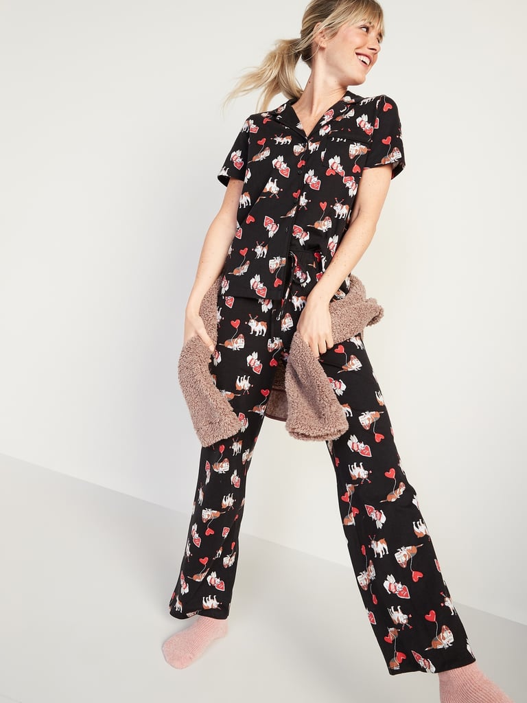 printed pajama pants