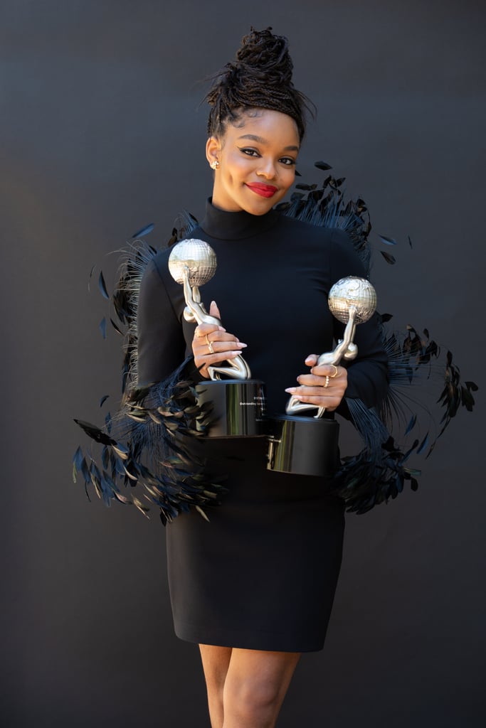 Marsai Martin's Black Dress at the 2021 NAACP Image Awards