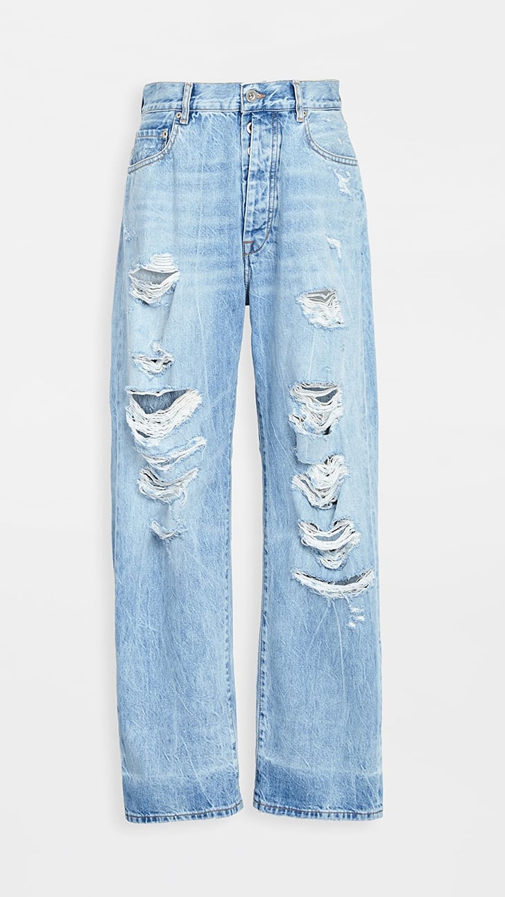 Unravel Project Distressed Baggy Boyfriend Jeans | Fall Denim Trends ...