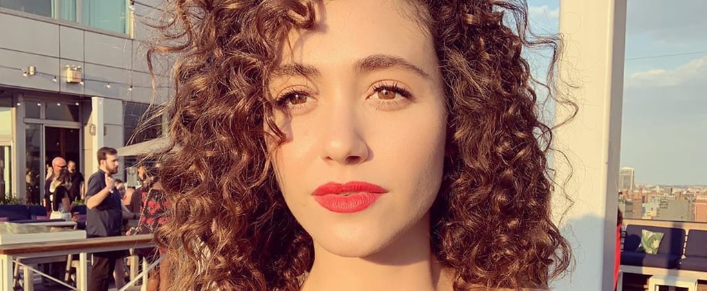 Emmy Rossum With Curly Hair August 2019