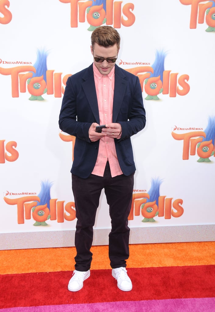Justin Timberlake at Trolls Premiere in LA October 2016