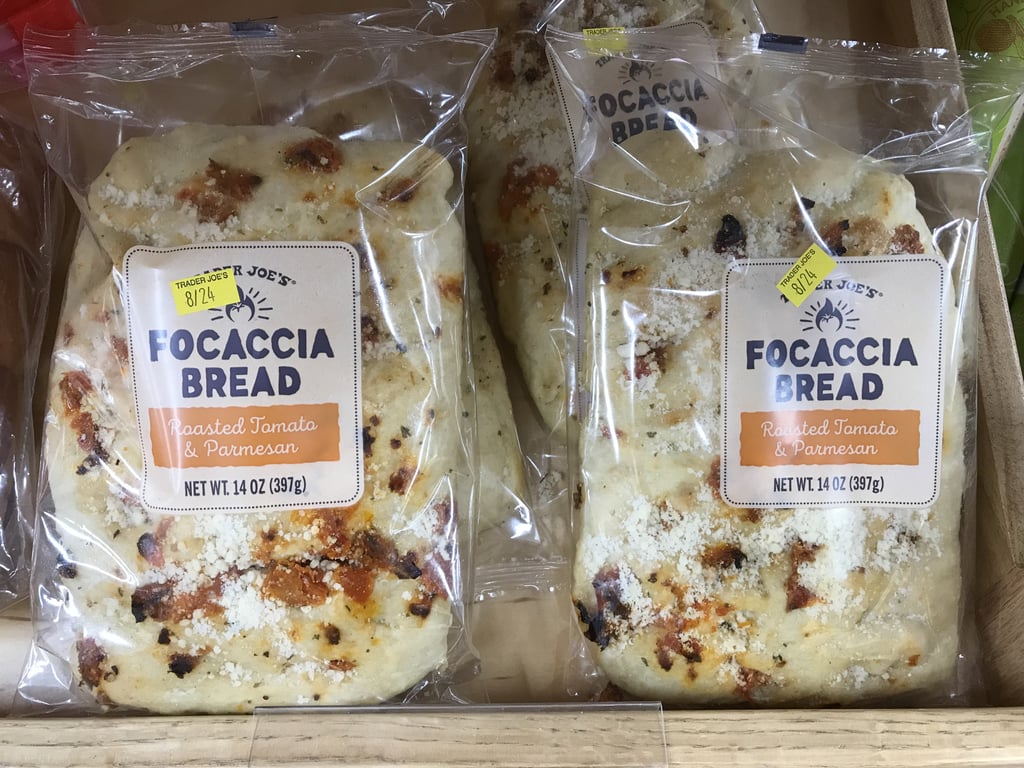 Trader Joe's Focaccia Bread With Roasted Tomato and Parmesan ($4)