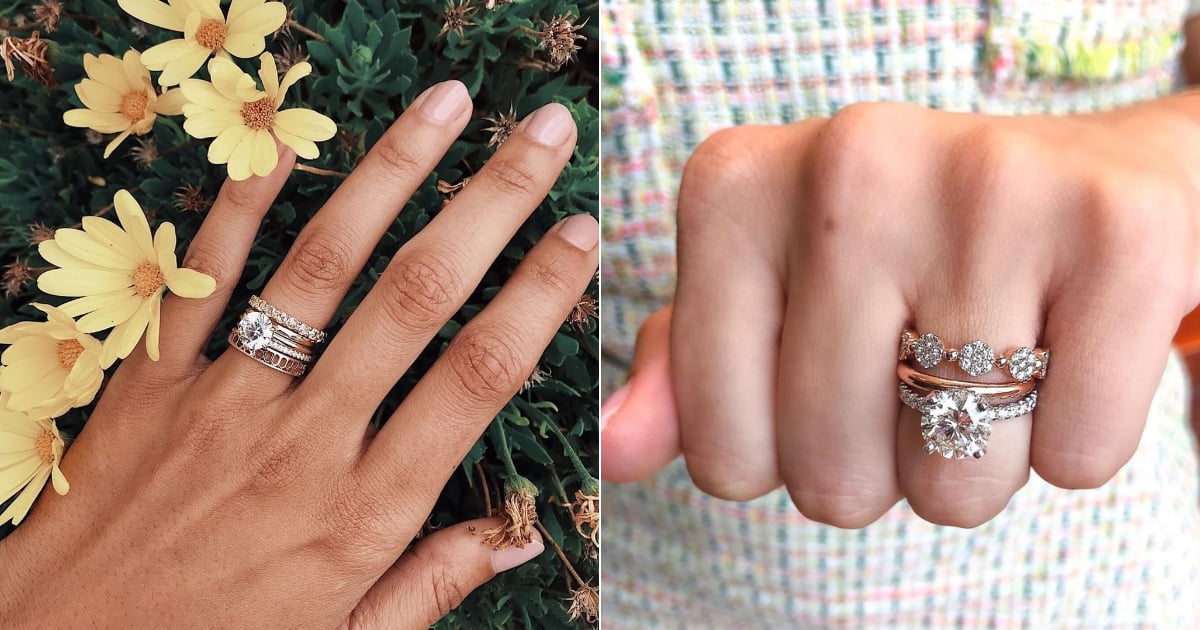 How to Style Your Wedding Band POPSUGAR Fashion