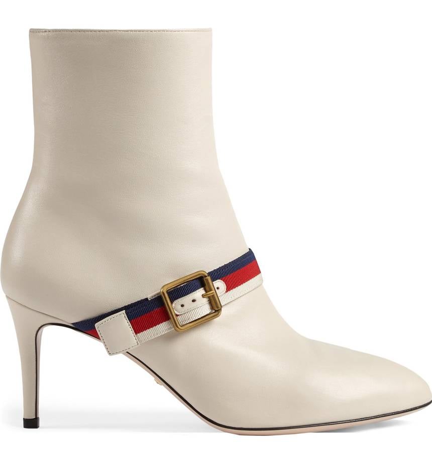 Gucci Sylvie Strap Ankle Boot