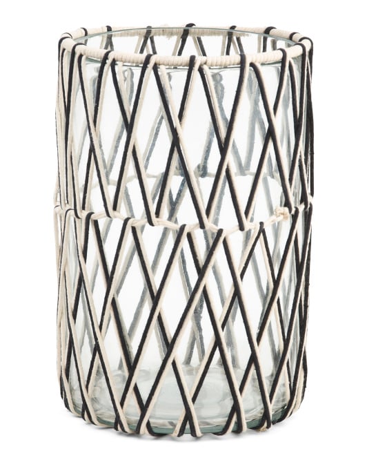Macrame Glass Candle Holder Best Home Decor From TJ Maxx 2019