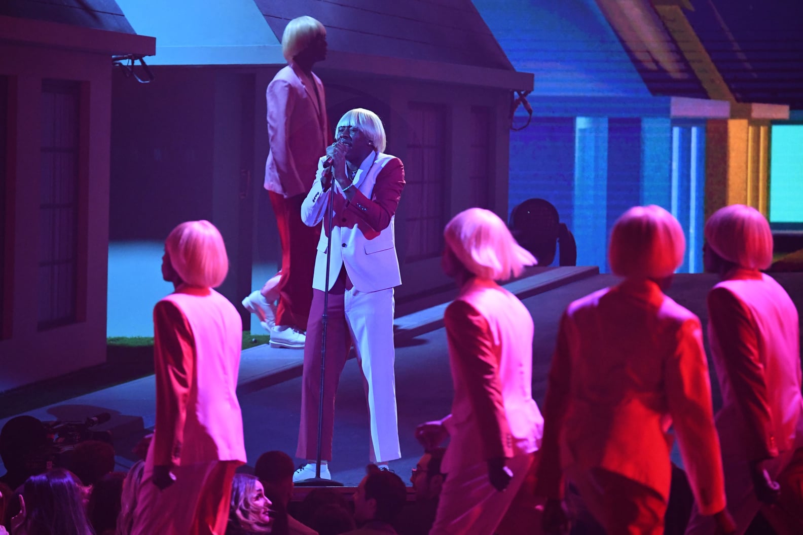 Crisp Tyler, The Creator Hits Person With Car During Grammys Performance With Regina King Cameo Artwork Nature