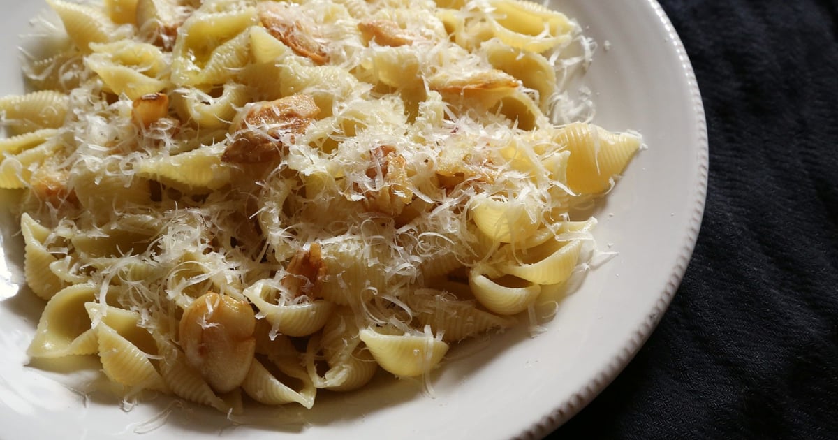 Roasted Garlic and Parmesan Pasta Recipe POPSUGAR Food