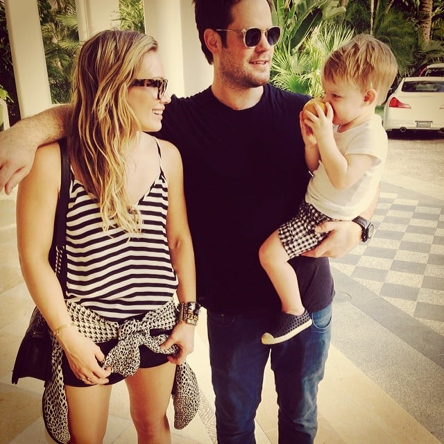 Hilary Duff and Mike Comrie reunited for a "modern family vacation" with their son, Luca.
Source: Instagram user hilaryduff