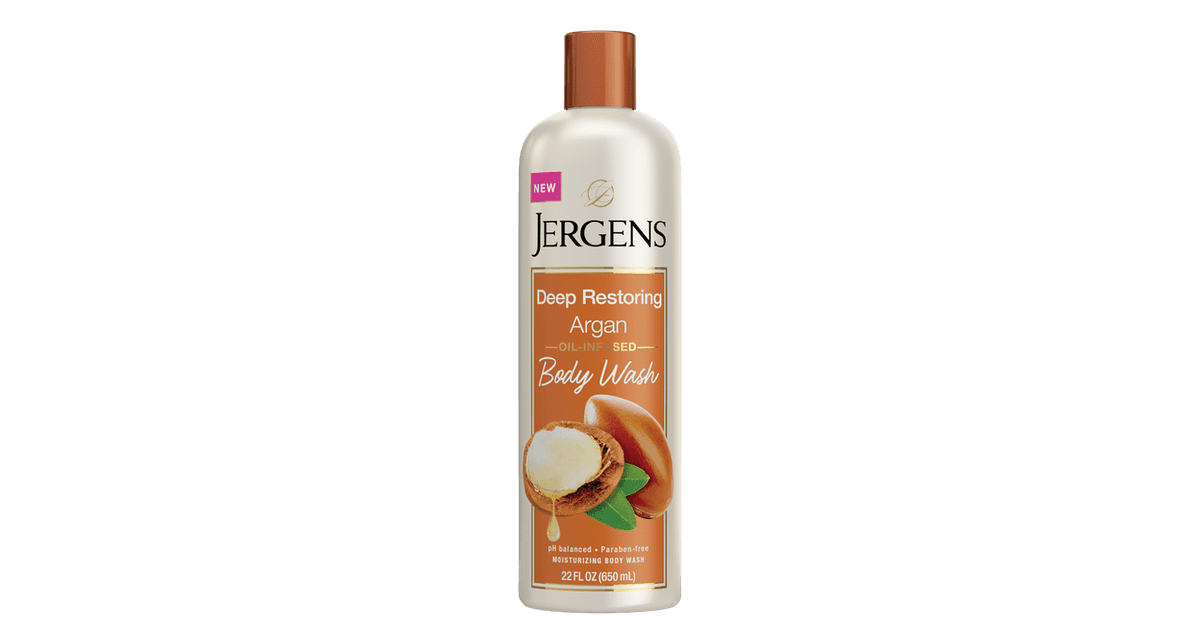 Jergens Argan OilInfused Body Wash Best Drugstore Beauty Products