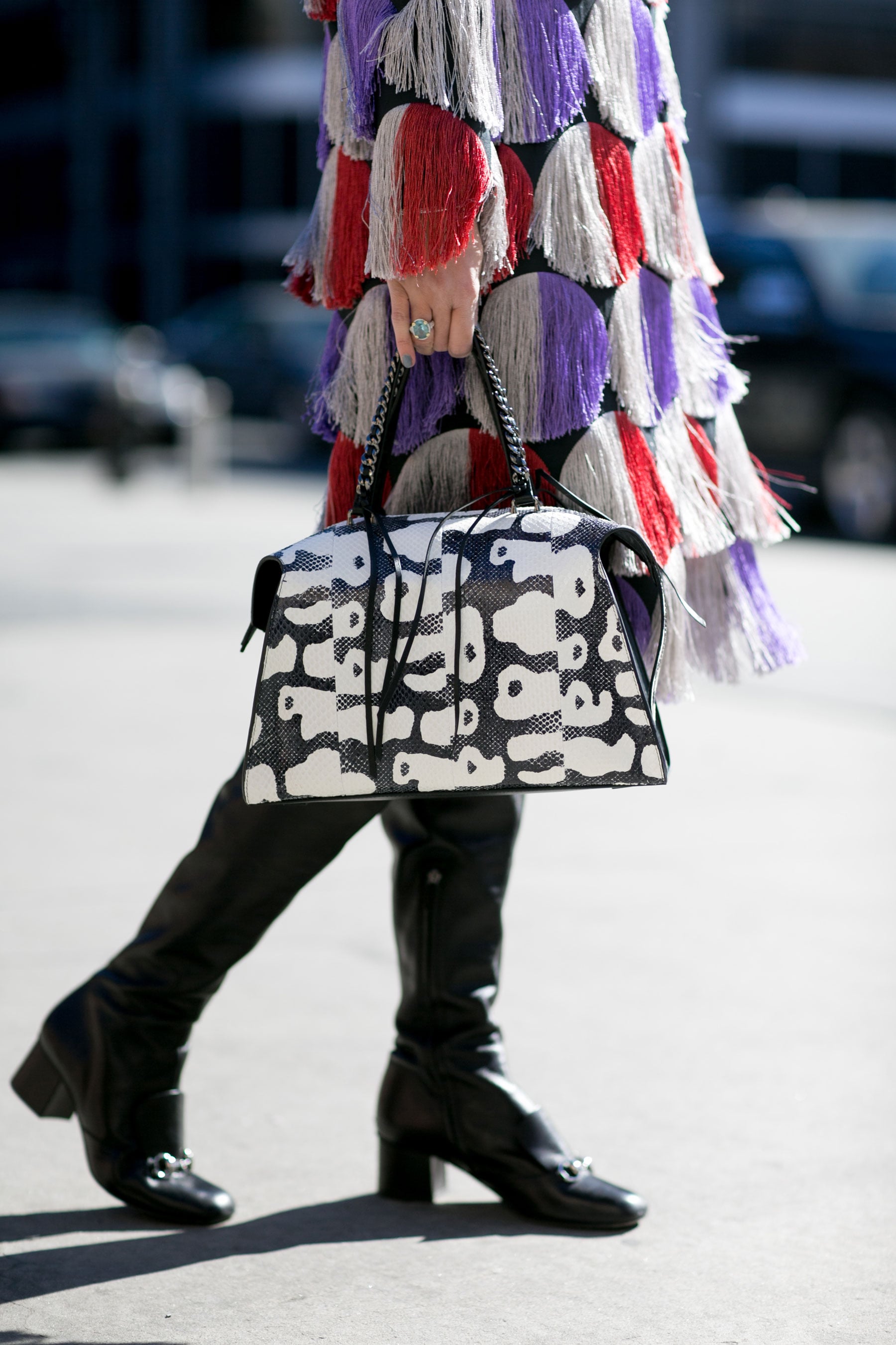 Street Style Shoes and Bags at Fashion Week Fall 2016