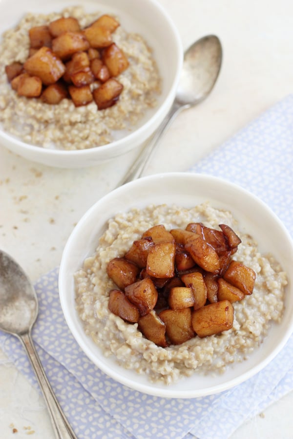 Apple Ginger SteelCut Oats Healthy Breakfast Recipes Without Eggs
