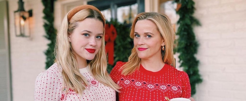 Reese Witherspoon, Ava Phillippe Match in Holiday Sweaters