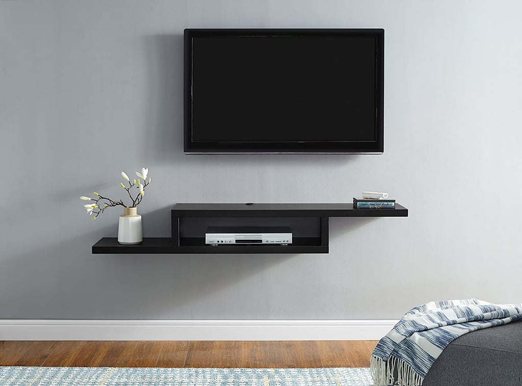 A Floating TV Console: Martin Furniture Asymmetrical Wall-Mounted Console