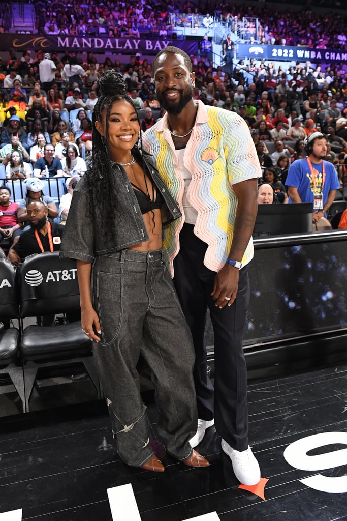 Gabrielle Union and Dwyane Wade's Basketball-Game Outfits