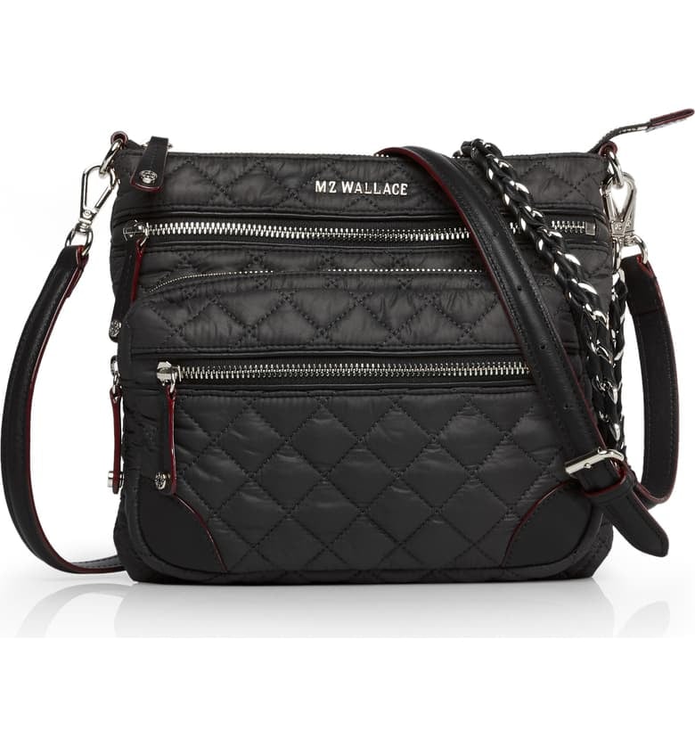 Shop Jen's Exact Quilted Crossbody Purse in Black