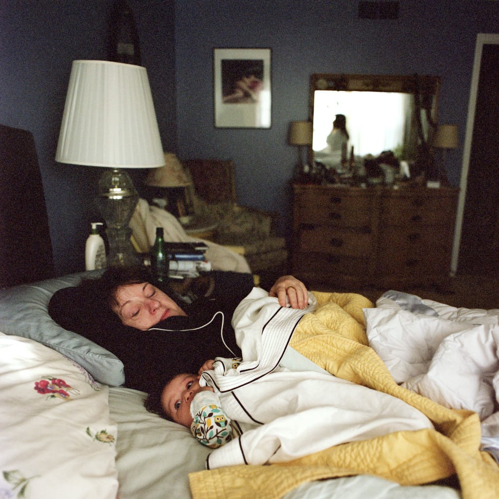 Co-sleeping with Violet and Mom, Cincinnati, Ohio, 2013