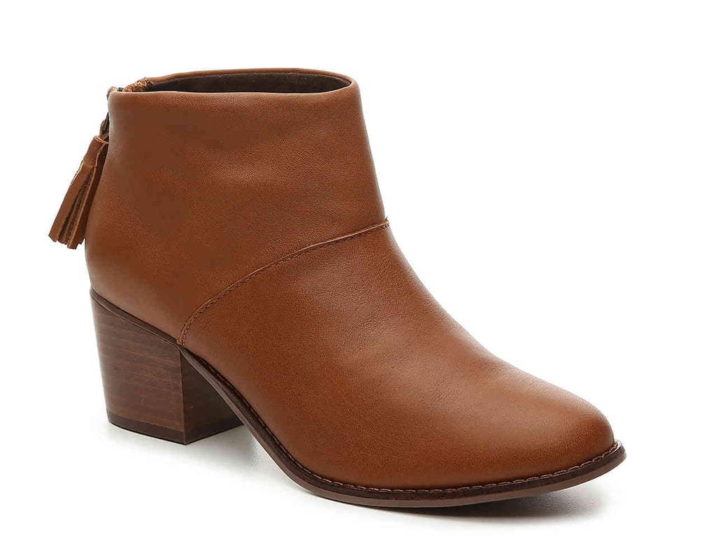 toms leila leather bootie