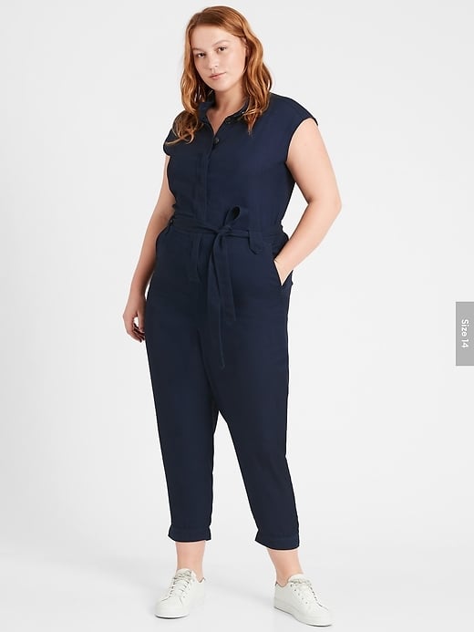 Banana republic blue jumpsuit 2025