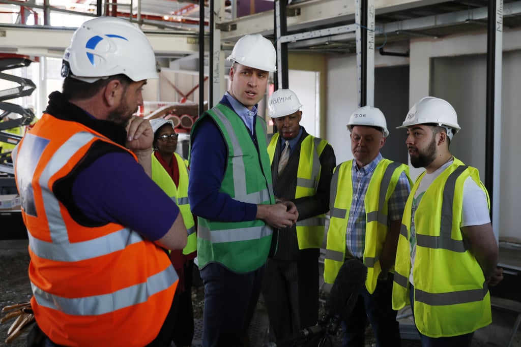 Prince William Painting a Community Center London May 2018