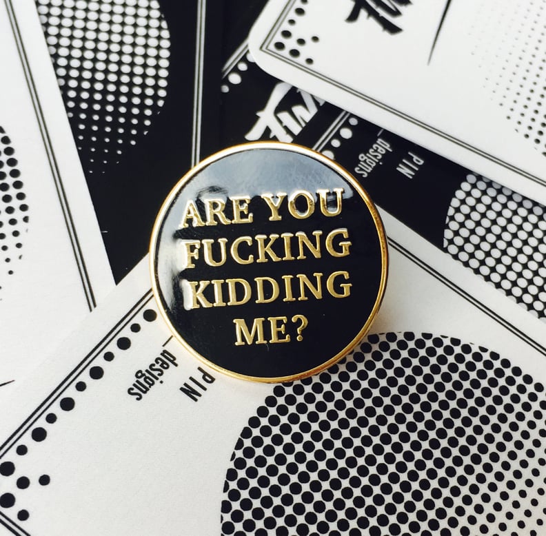 Are You F*cking Kidding Me Pin