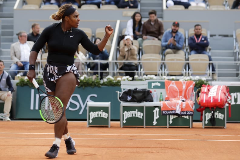 Serena williams off white top outfit