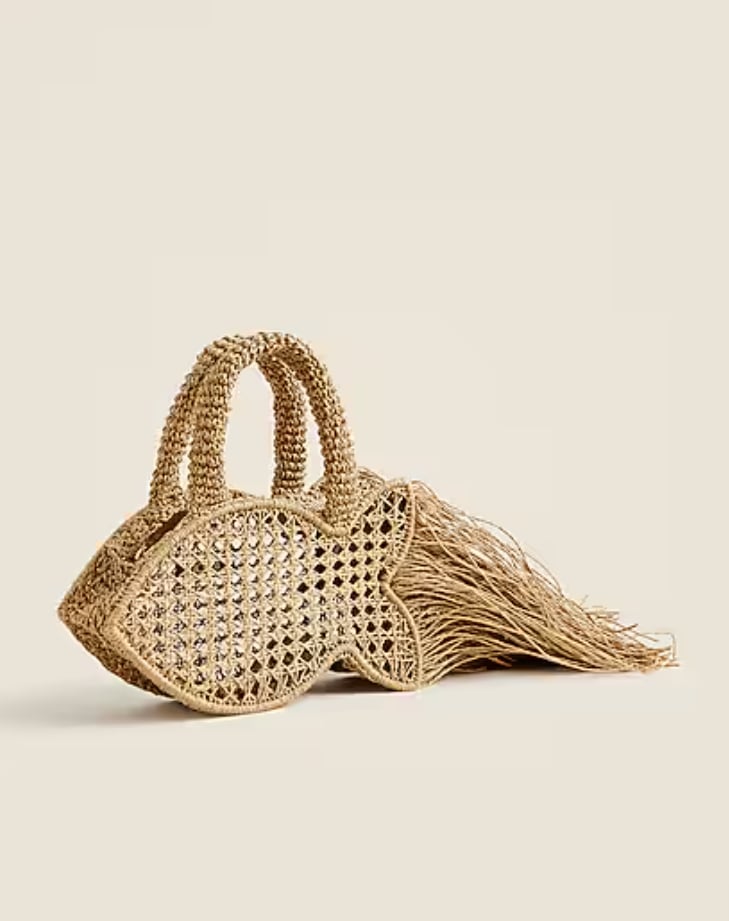 A Raffia Clutch