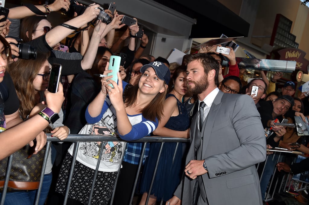Chris Hemsworth at Huntsman Winter's War LA Premiere Photos