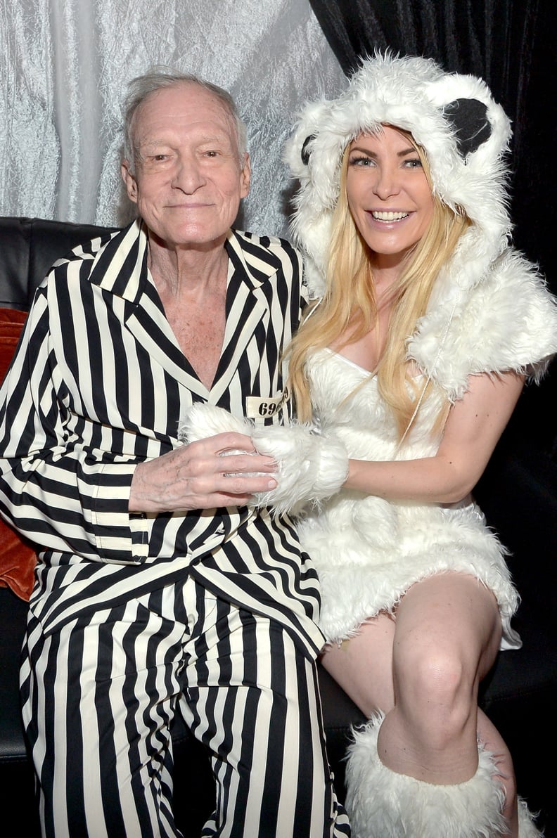 Hugh Hefner and Crystal Harris